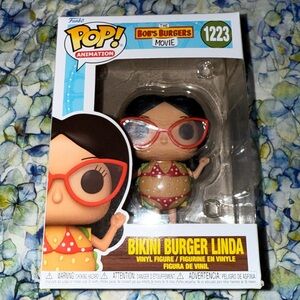Funko Pop Bikini Burger Linda with Red Glasses